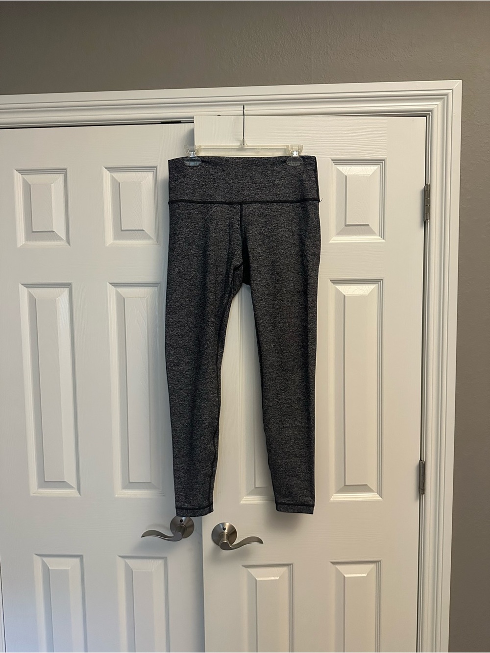 Lululemon Wunder Under Hi-Rise Tight 28" Heathered Black / Gray Luon Size 12 - Picture 8 of 11